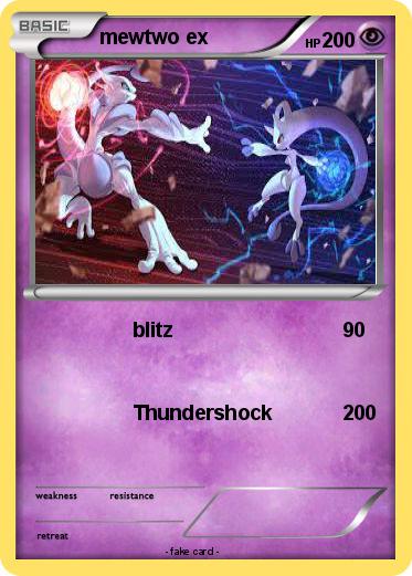 Pokemon mewtwo ex