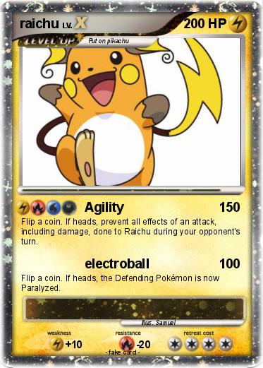 Pokemon raichu