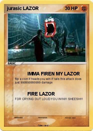 Pokemon jurasic LAZOR