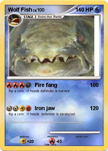Pokemon Wolf Fish