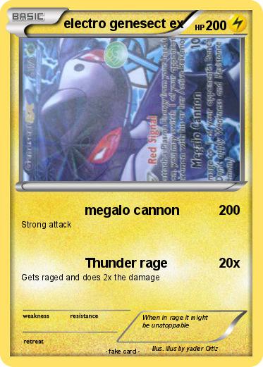 Pokemon electro genesect ex