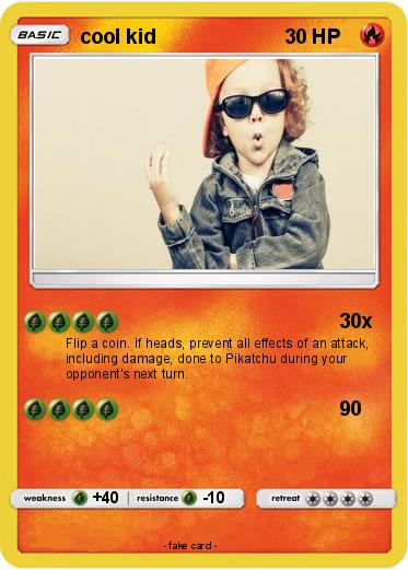 Pokemon cool kid