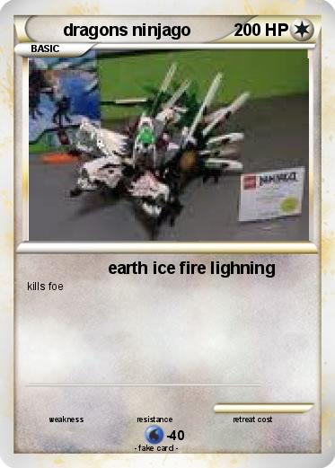 Pokemon dragons ninjago