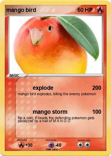 Pokemon mango bird