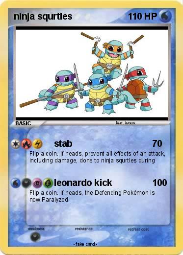 Pokemon ninja squrtles