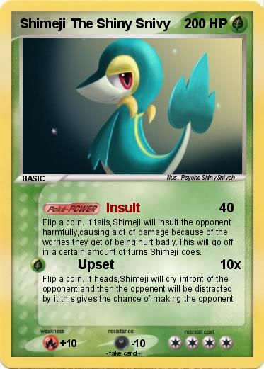 Pokemon Shimeji The Shiny Snivy