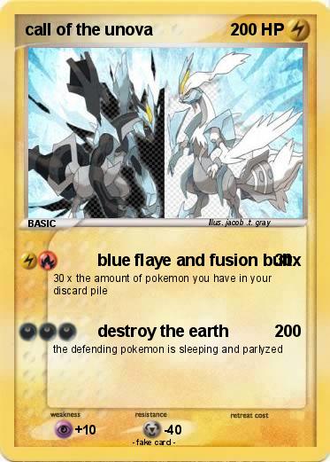 Pokemon call of the unova