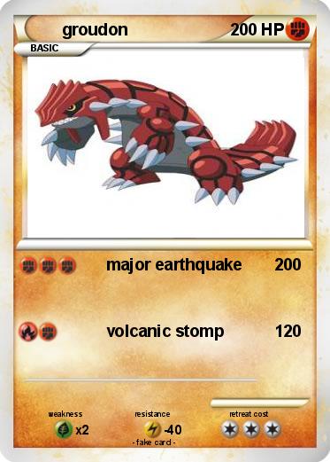 Pokemon groudon