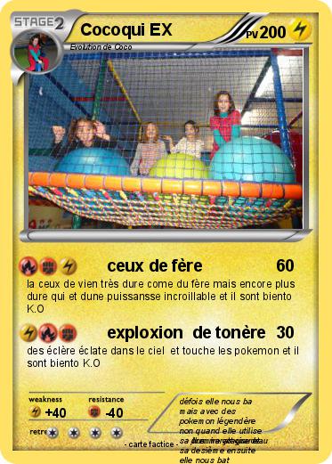 Pokemon Cocoqui EX