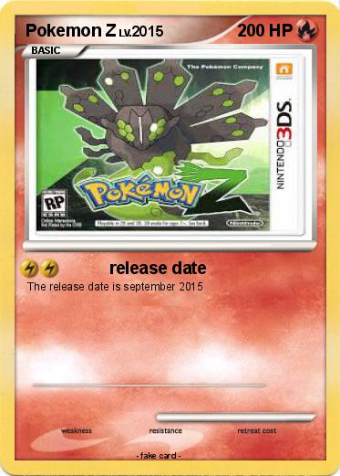 Pokemon Pokemon Z