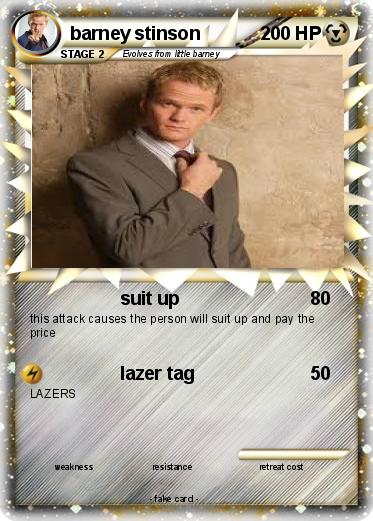 Pokemon barney stinson