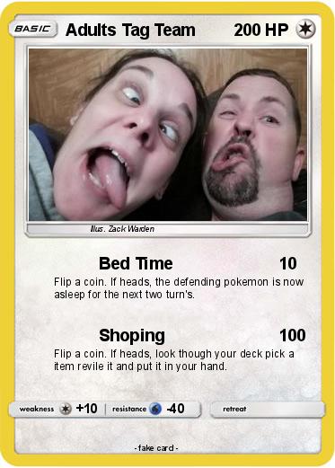 Pokemon Adults Tag Team