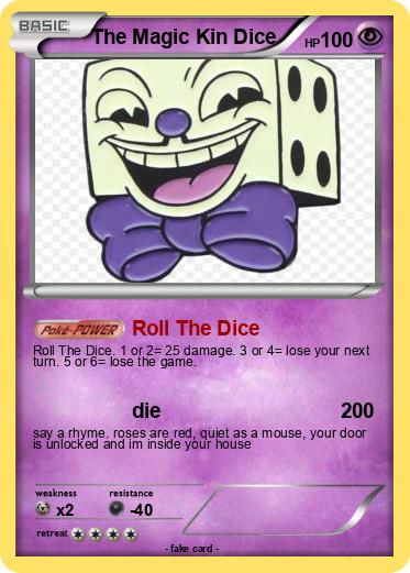 Pokemon The Magic Kin Dice