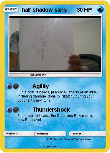 Pokemon half shadow sans