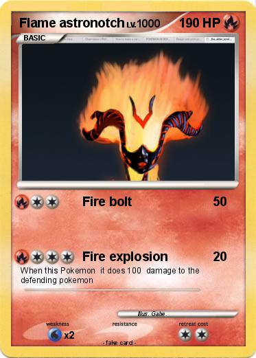 Pokemon Flame astronotch
