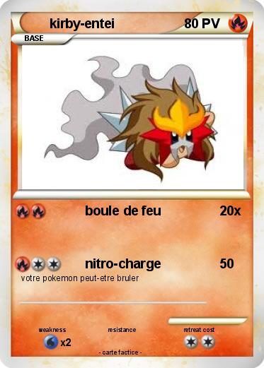 Pokemon kirby-entei