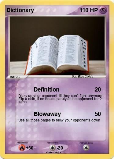 Pokemon Dictionary