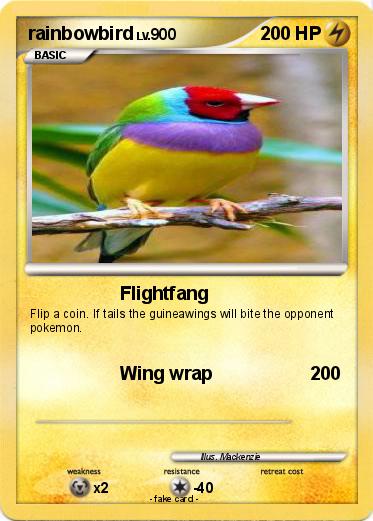 Pokemon rainbowbird
