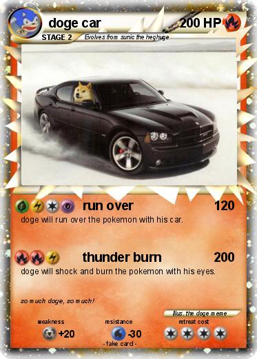 Pokemon doge car