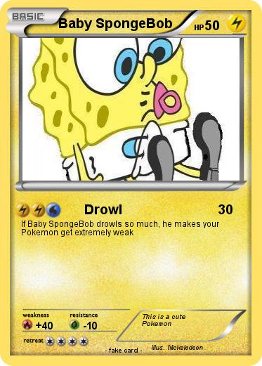 Pokemon Baby SpongeBob