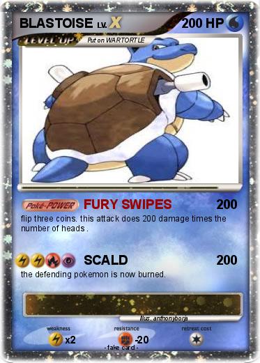 Pokemon BLASTOISE