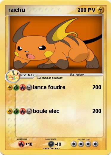 Pokemon raichu