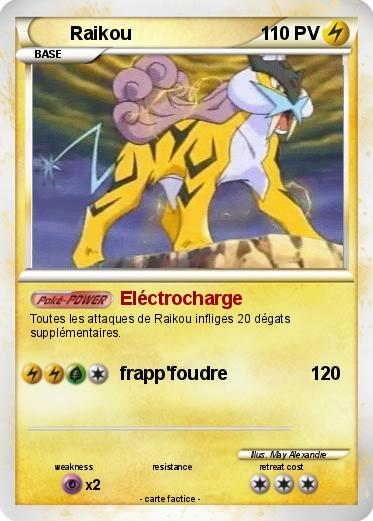 Pokemon Raikou