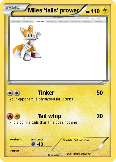 Pokemon Miles 'tails' prower