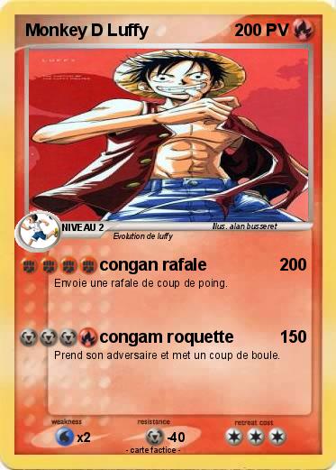 Pokemon Monkey D Luffy