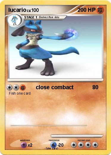 Pokemon lucario