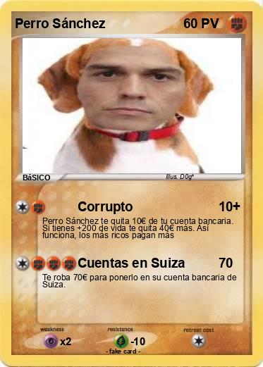 Pokemon Perro Sánchez