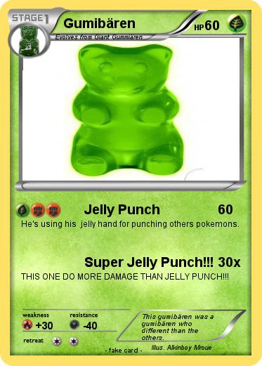 Pokemon Gumibären