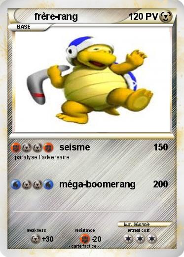 Pokemon frère-rang