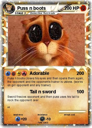 Pokemon Puss n boots