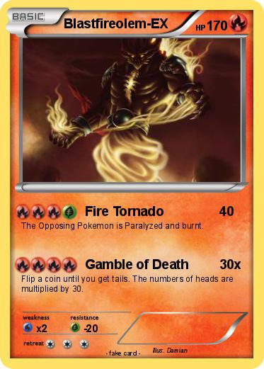Pokemon Blastfireolem-EX