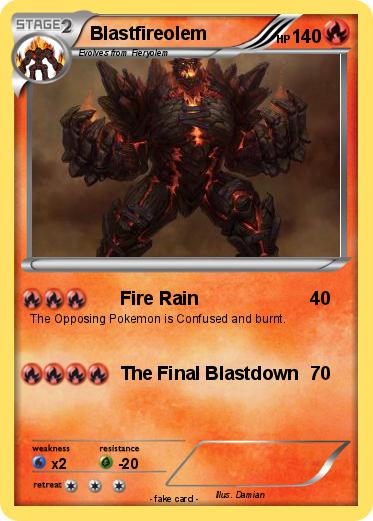 Pokemon Blastfireolem