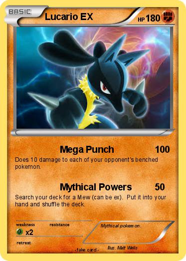 Pokemon Lucario EX
