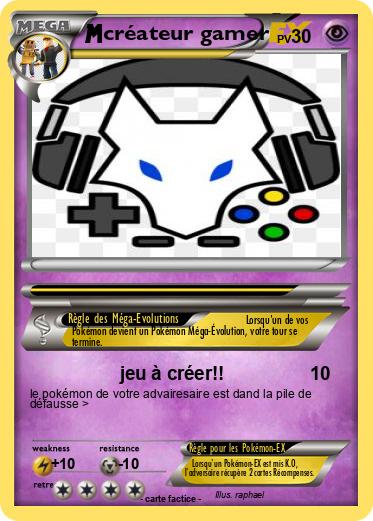 Pokemon créateur gamer
