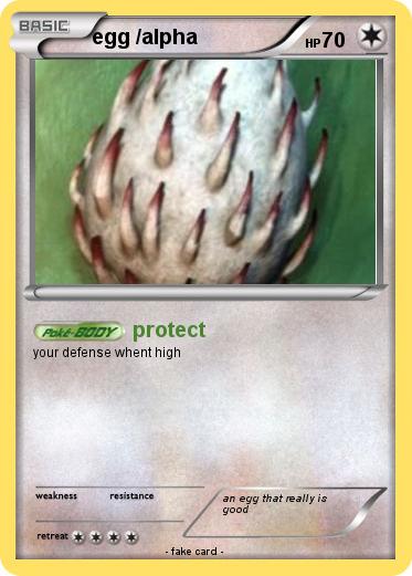 Pokemon egg /alpha