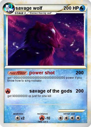 Pokemon savage wolf