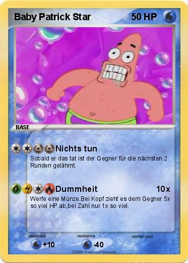 Pokemon Baby Patrick Star