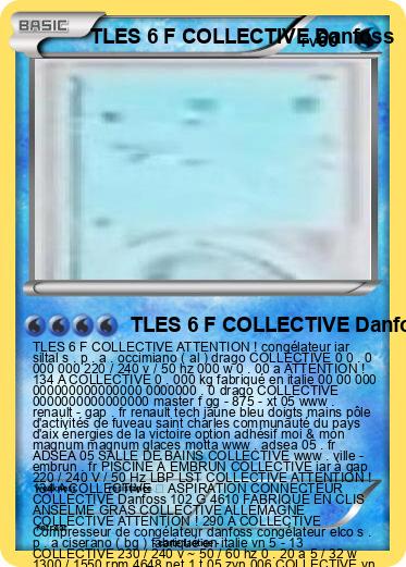 Pokemon TLES 6 F COLLECTIVE Danfoss