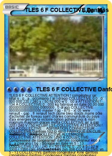 Pokemon TLES 6 F COLLECTIVE Danfoss