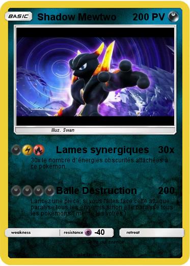 Pokemon Shadow Mewtwo