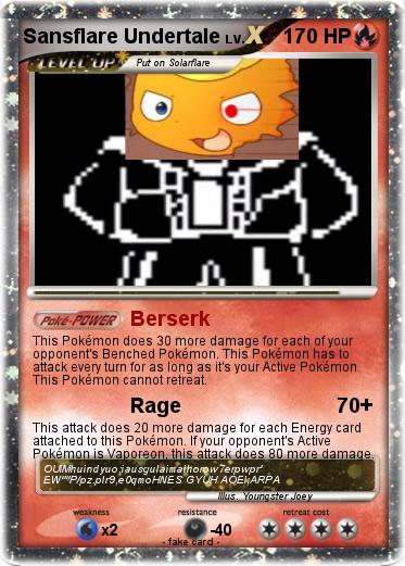Pokemon Sansflare Undertale