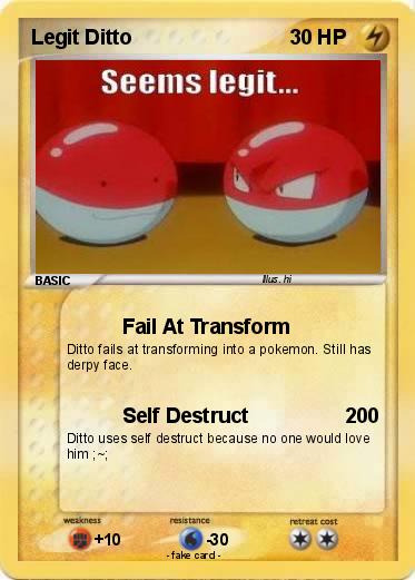 Pokemon Legit Ditto