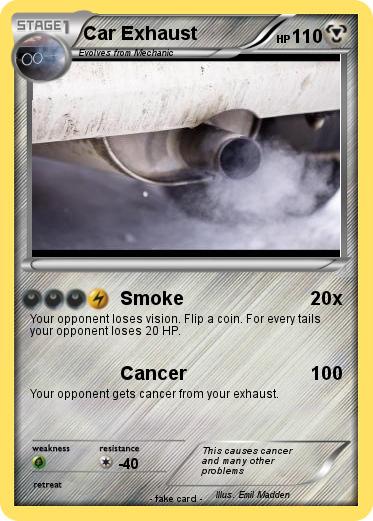 Pokemon Car Exhaust