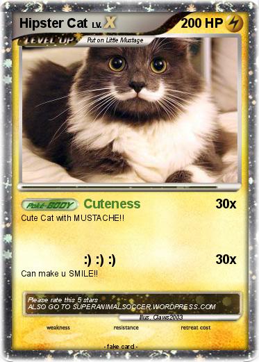 Pokemon Hipster Cat