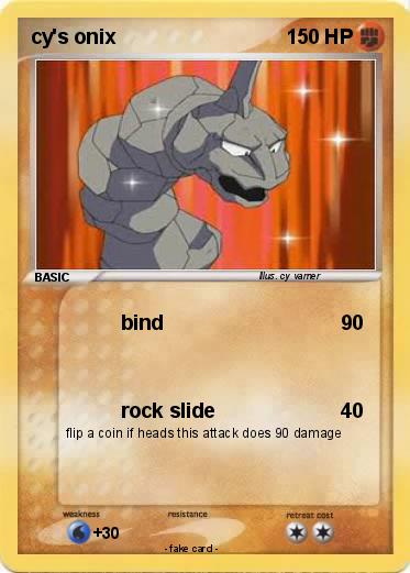 Pokemon cy's onix