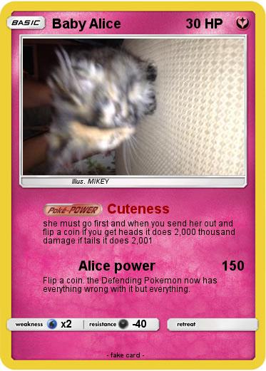 Pokemon Baby Alice